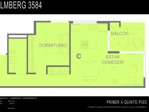 Departamento en Venta 1 año