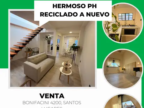 Hermoso PH reciclado a nuevo -