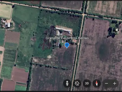 Campo de 8 hectáreas con granja de cerdos, entre Recreo y Monte Vera, Santa Fe
