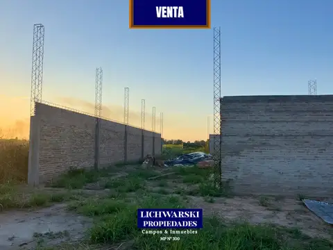 Venta Terreno con Galpón a Terminar | Charata, Chaco | a Una Cuadra de Asfalto de Calle Coronel Bogado