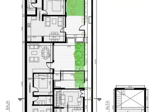 Venta Proyecto 4 viviendas, planos aprobados!