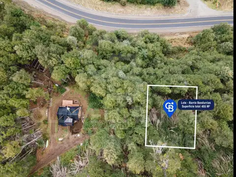 VENTA LOTE en Barrio Bandurrias, Villa la Angostura, 455 mts2. EXCELENTE VISTA AL LAGO