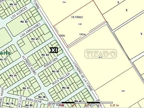 Terreno en Venta de 19100,0 m2