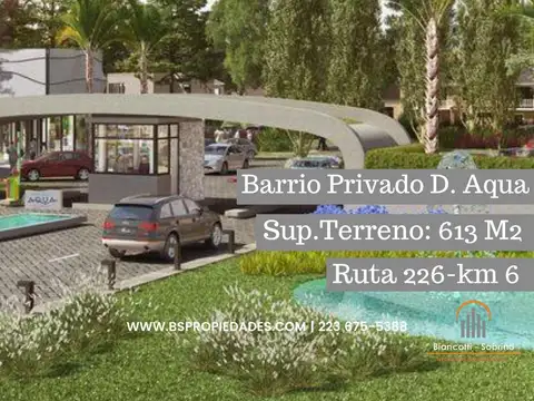 VENTA LOTE DEVELOPER AQUA