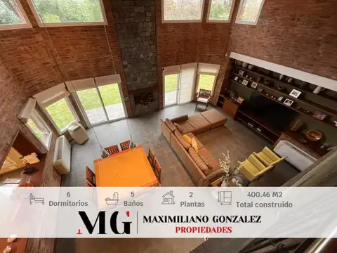 Casa venta 9 ambientes - La Martona