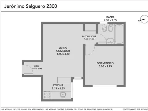 Departamento en Venta de 2 ambientes