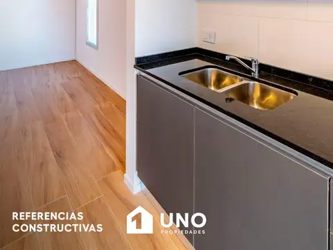 Necochea y Ituzaingo - Dpto Monoambiente. Cochera disponible.