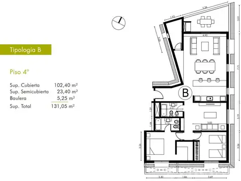 Departamento en Venta al Sur