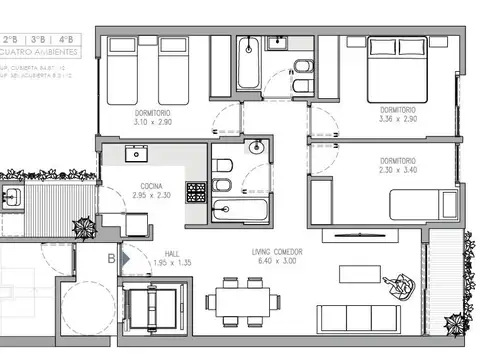 VENTA DEPARTAMENTO 4 AMBIENTES CON BALCON AL CONTRAFRENTE A ESTRENAR EN VILLA DEVOTO