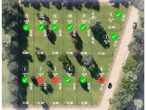 Terreno en Venta de 440,0 m2