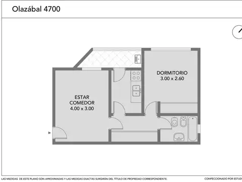 Departamento en Alquiler de 2 ambientes