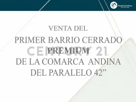 BARRIO CERRADO PREMIUN CON LOTEO LAGO PUELO EN VENTA