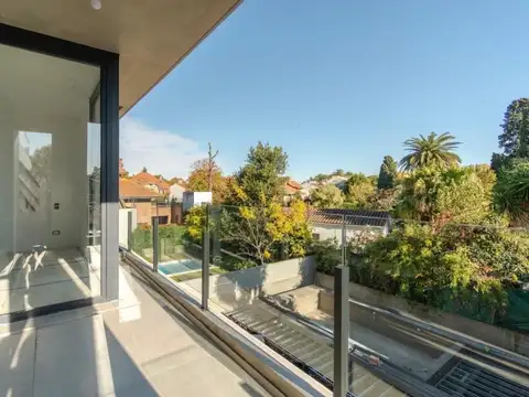 Departamento a estrenar en venta con cochera y terraza propia, ubicado en Acassuso frente al CASI.
