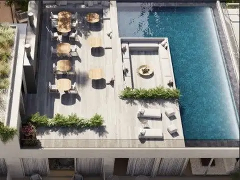 Departamento Monoambiente con 1 baño