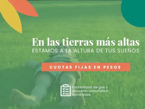 VENTA TERRENOS  -  PUEBLO ESTHER - BARRIO RESIDENCIAL ABIERTO