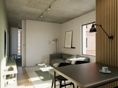 Departamento 2 ambientes con 1 baño