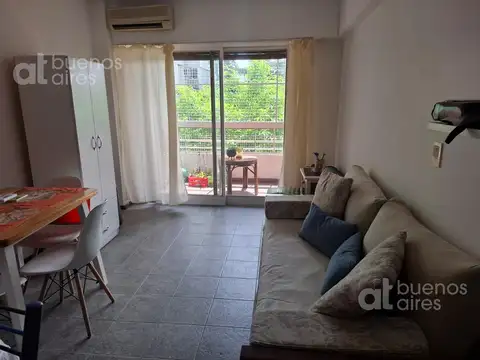 Departamento monoambiente amoblado. Alquiler temporario Belgrano.