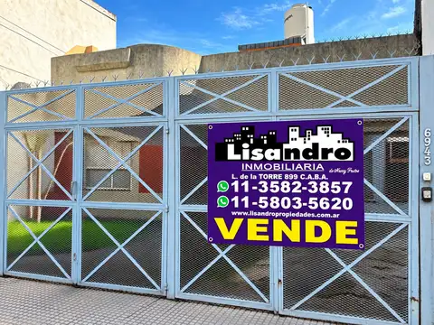 p.h de 3 ambientes en planta baja con patio y terraza