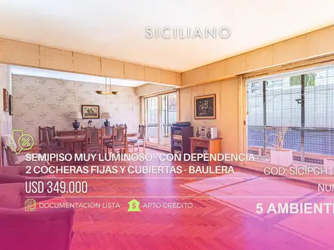 Departamento 5 Amb. en Nuñez