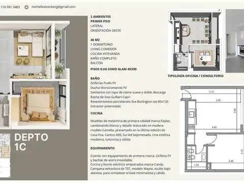 Departamento en Venta en Del Viso, USD 102.000