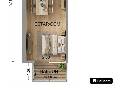 Departamento en Venta en Coghlan, USD 77.000