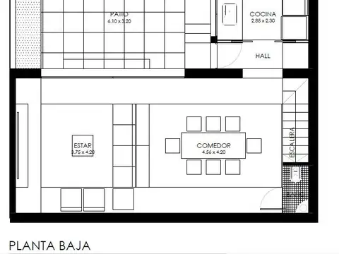 Depto Tipo Casa en Venta en Centro, USD 260.000