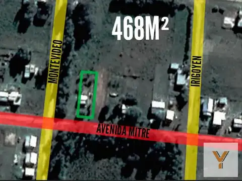Terreno en Venta - 468m2 - Tornquist