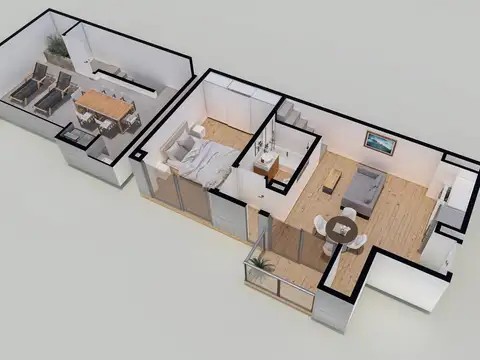 Departamento en Venta Apto profesional