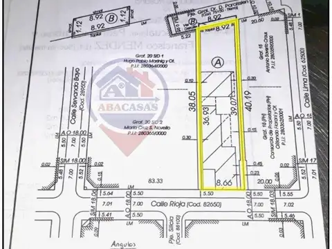 Terreno en Venta de 339,0 m2