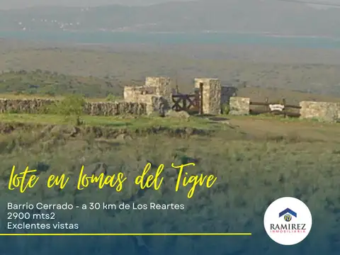 TERRENO EN LOMA DEL TIGRE
