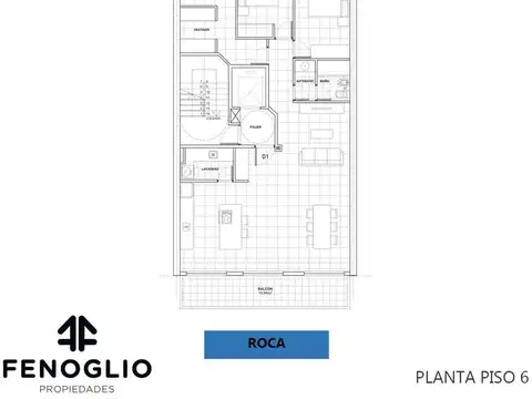 Departamento 5 ambientes con 2 baños