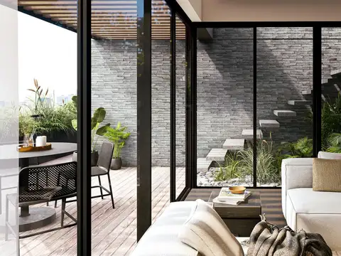 Triplex en venta, con terraza propia. Crédito 12 y 24 meses. Devoto.