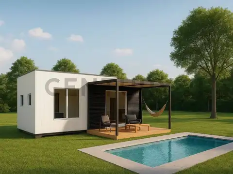 Venta de modulo ( quincho moderno) con piscina