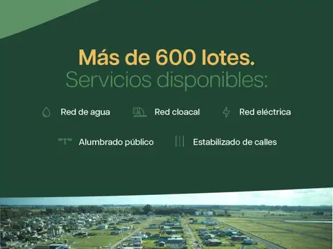 Terreno en Venta 30  mts Fondo