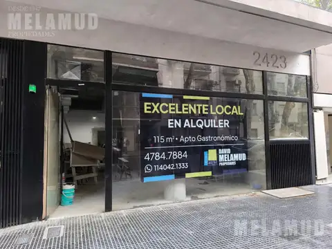 Local CON COCHERA / ALQUILER / PALERMO HOLLYWOOD APTO GASTRONOMICO