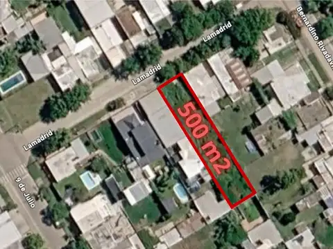 Terreno en Venta 10  mts Frente