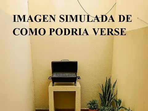 Departamento 2 ambientes con 1 baño
