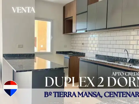 DUPLEX 2 DORMITORIOS EN VENTA TIERRA MANSA