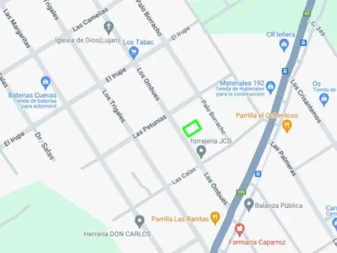 Los Ombúes e/ Las Petunias y Las Calas