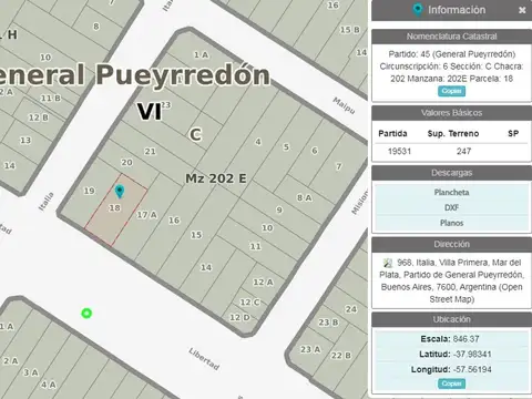 VENTA TERRENO/CHALET  ZONA POMPEYA