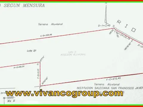 Terreno en Venta 40  mts Frente