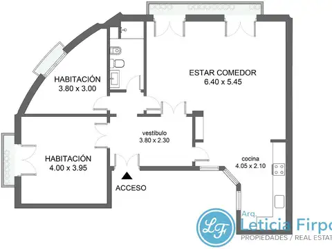 Departamento en Venta de 2 dormitorios