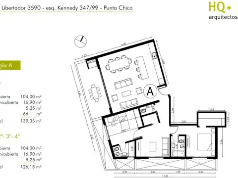 Departamento en Venta con 1 cocheras