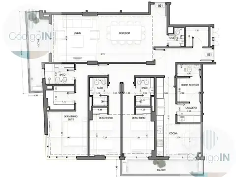 Departamento en Venta de 3 dormitorios