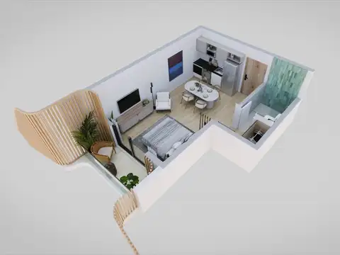 Departamento en Venta de Monoambiente