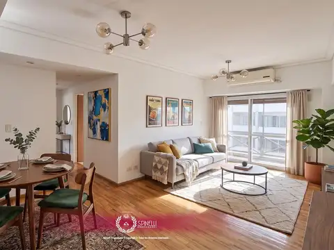 Alquiler departamento semipiso 60 m² muy luminoso en Boedo con balcón frente cocina comedor lavadero
