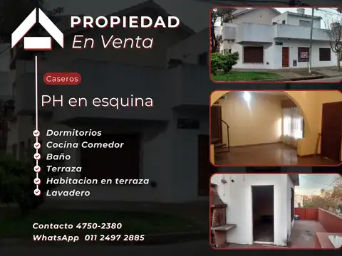 Departamento tipo casa en venta en Caseros