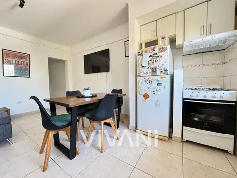 Departamento 2 ambientes con 1 baño