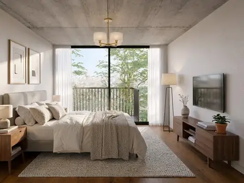 Departamento 2 ambientes con 2 baños