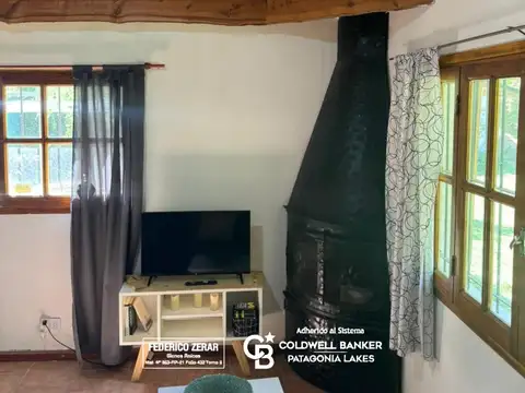 Casa en alquiler semi permanente 2 ambientes con jardín Bariloche